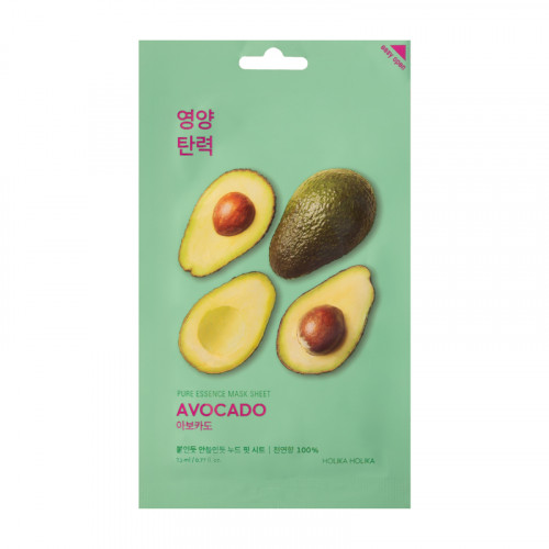 Pure Essence Mask Sheet Avocado Holika Holika