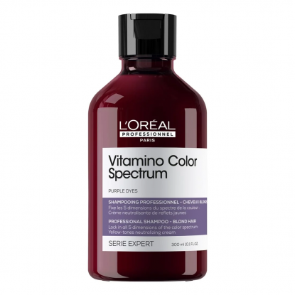 L'oreal Professionnel Vitamino Color Spectrum Σαμπουάν Με Μωβ Χρωστικές Για Ξανθά Μαλλιά 300ml 