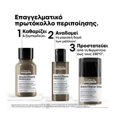L'oreal Absolut Repair Molecular Mini Trio Kit 100ml+75ml+50ml