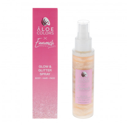 Aloe Colors x Emmanouela Cosmetics Glow & Glitter Spray 