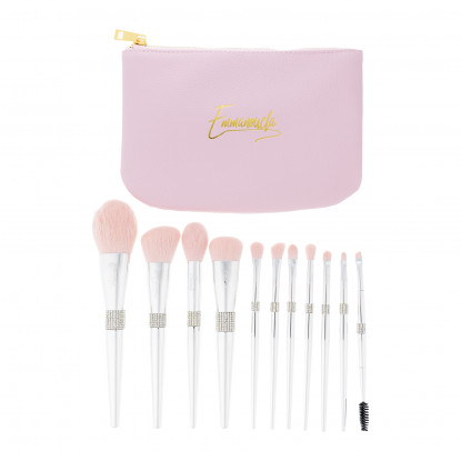Diamond Brush Set 11τεμ + Νεσεσέρ Emmanouela Cosmetics