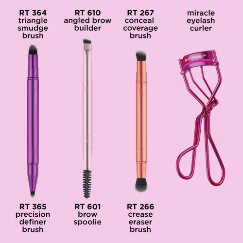 Real Techniques Double Time Brush + Lash Set Travel set  0318