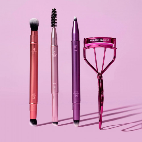 Real Techniques Double Time Brush + Lash Set Travel set  0318