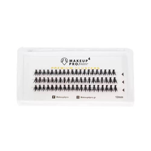 Βλεφαρίδες Premium Cluster 12mm Makeup4pro