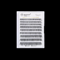 Βλεφαρίδες Premium Cluster - Foxy (180 τεμ.) Makeup4pro