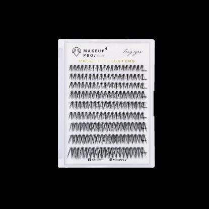 Βλεφαρίδες Premium Cluster - Foxy (180 τεμ.) Makeup4pro