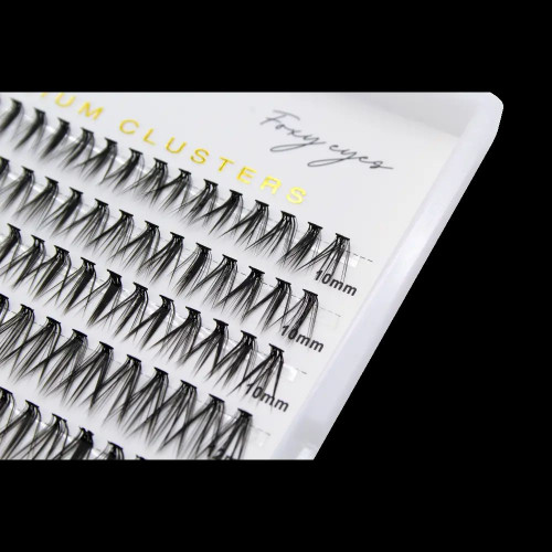 Βλεφαρίδες Premium Cluster - Foxy (180 τεμ.) Makeup4pro
