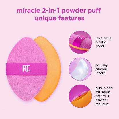 Real Techniques Miracle 2-In-1 Powder Puff 0090 