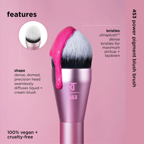 Real Techniques Power Pigment Blush Makeup Brush 0129