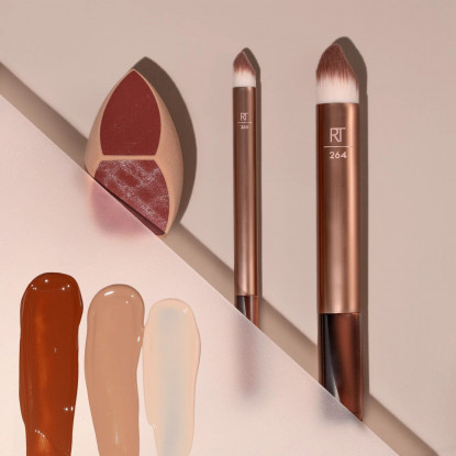 Real Techniques Makeupsaver Σφουγγάρι + Πινέλο Trio  0131