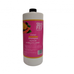 Solo Pro Σαμπουάν για Bαμμένα Mαλλιά με Άρωμα Papaya 1000ml