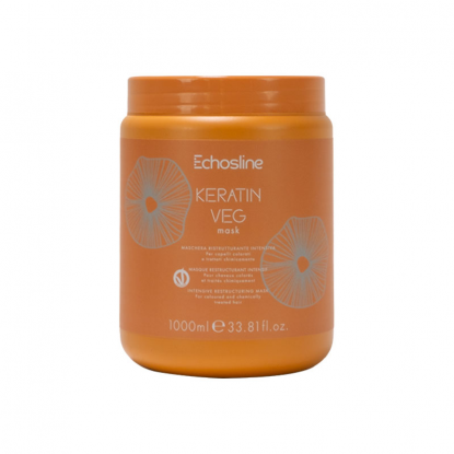 Echosline Keratin Veg Μάσκα Μαλλιών με Κερατίνη 1000ml Echosline Keratin Veg Μάσκα Μαλλιών με Κερατίνη 1000ml