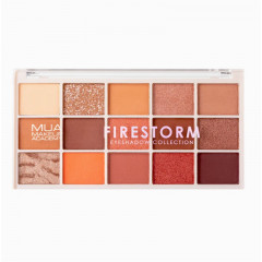 MUA 15 Shade Eye Palette  Firestorm 12gr 