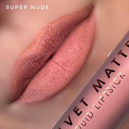 MUA Velvet Matte Liquid Lipstick Super Nude 3gr