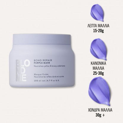 Schwarzkopf Professional BlondMe Bond Repair Purple Mask 200ml
