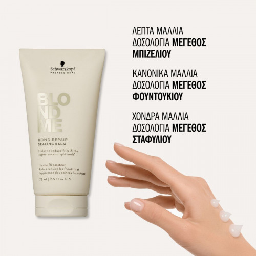 Schwarzkopf Professional BlondMe Βοnd Repair Sealing Balm 75ml