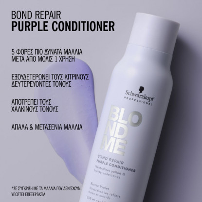 Schwarzkopf Professional BlondMe Bond Repair Purple Conditioner 250ml