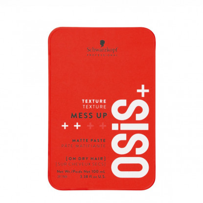 Schwarzkopf Professional OSiS+ Texture Mess Up Πάστα για Μεσαίο Κράτημα 100ml Schwarzkopf Professional OSiS+ Texture Mess Up Πάστα για Μεσαίο Κράτημα 100ml