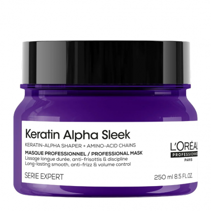 L'oréal Professionnel Keratin Alpha Sleek Professional Mask για Λείανση 250ml