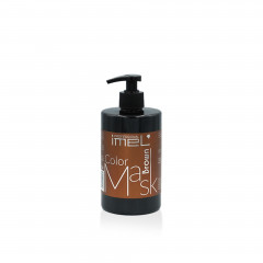 Imel Μάσκα Μαλλιών με Xρώμα Brown 500ml 