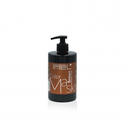 Imel Μάσκα Μαλλιών με Xρώμα Brown 500ml Imel Μάσκα Μαλλιών με Xρώμα Brown 500ml