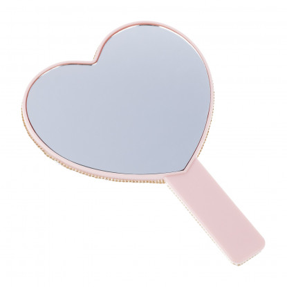Pink Glam Hand Mirror Emmanouela Cosmetics