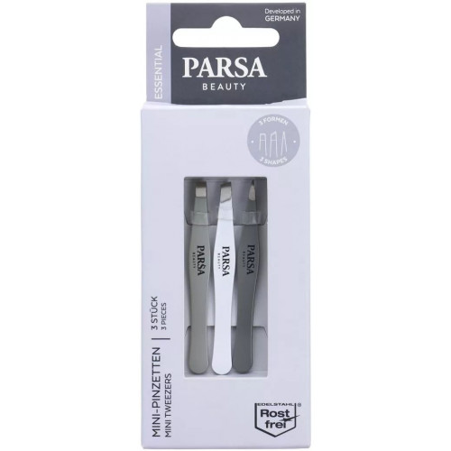Parsa Mini Tweezers 3pcs 07348