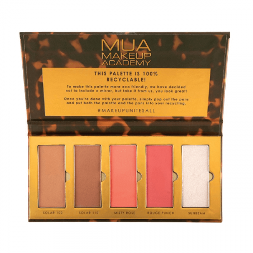 MUA Face Palette Golden Hour 