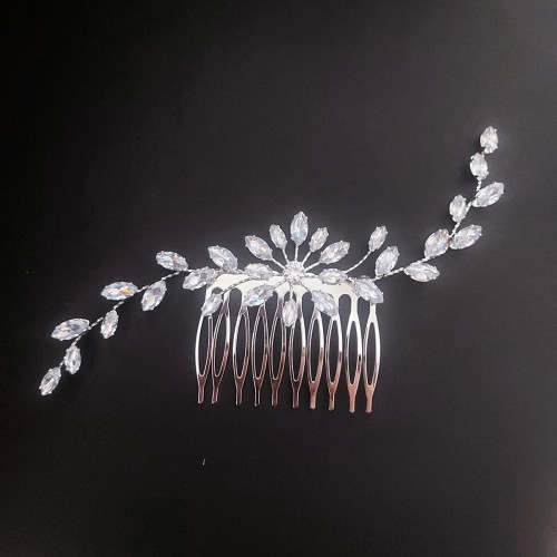 Νυφικό Χτενάκι Μαλλιών με Zircon 15 - 5cm 0033