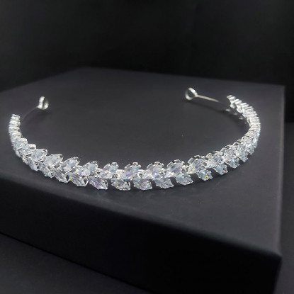 Νυφική Στέκα Μαλλιών 0042 με Zircon 
