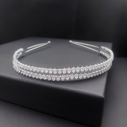 Νυφική Στέκα Μαλλιών 0044 με Zircon 