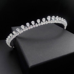 Νυφική Στέκα Μαλλιών 0046 με Zircon 