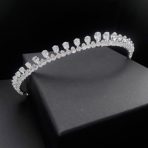 Νυφική Στέκα Μαλλιών 0046 με Zircon 