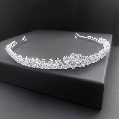 Νυφική Στέκα Μαλλιών 0048 με Zircon 