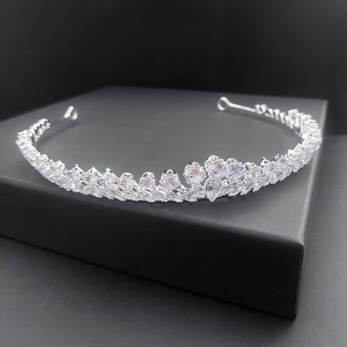 Νυφική Στέκα Μαλλιών 0048 με Zircon 