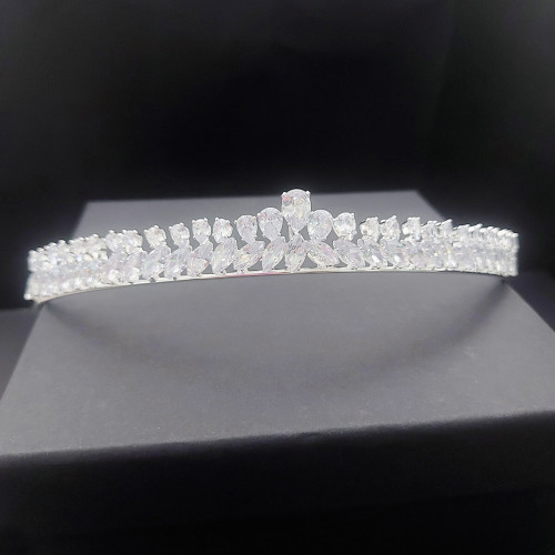 Νυφική Στέκα Μαλλιών 0051 με Zircon 