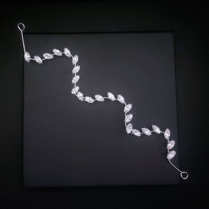 Νυφικό Αξεσουάρ 0058 με Zircon 28cm Νυφικό Αξεσουάρ 0058 με Zircon 28cm