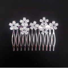 Νυφικό Χτενάκι Μαλλιών με Zircon 7 - 6.5cm 0077 Νυφικό Χτενάκι Μαλλιών με Zircon 7 - 6.5cm 0077