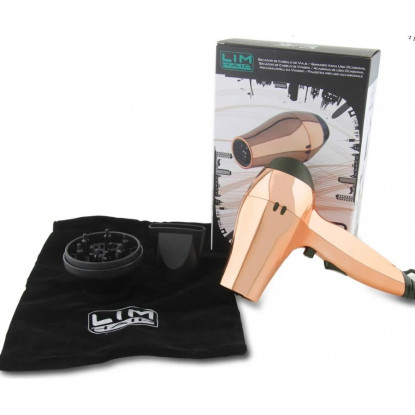 Πιστολάκι Μαλλιών Ταξιδίου Lim Hair WR 3.O Rose Gold με Φυσούνα 1200W