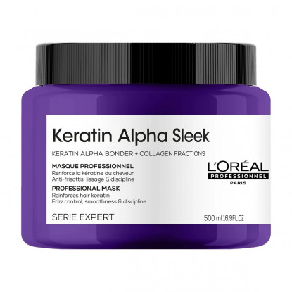 L'oréal Professionnel Keratin Alpha Sleek Professional Mask για Λείανση 500ml