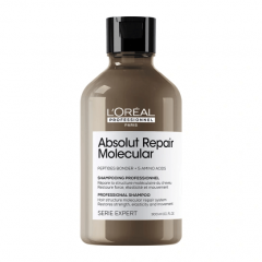 L'oreal Absolut Repair Molecular Σαμπουάν Μοριακής Επανόρθωσης Χωρίς Θειϊκά Άλατα Για Ταλαιπωρημένα Μαλλιά 300ml