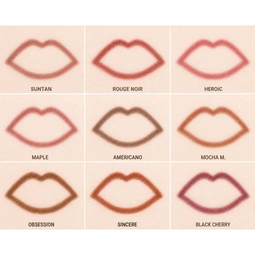 MUA Lipeaze Lip Blur Rouge Noir 