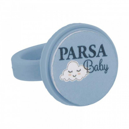 PARSA Baby Δαχτυλίδι Λίμα Χάρτινη Μπλε/Ροζ