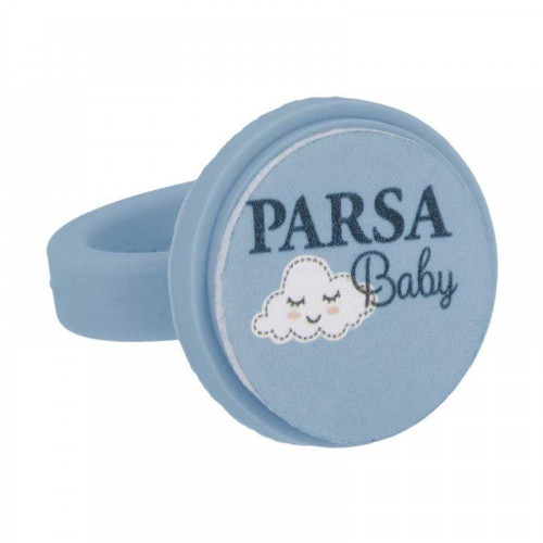 PARSA Baby Δαχτυλίδι Λίμα Χάρτινη Μπλε/Ροζ