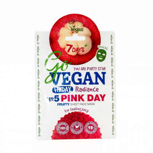 7DAYS GoVegan sheet masks 25g