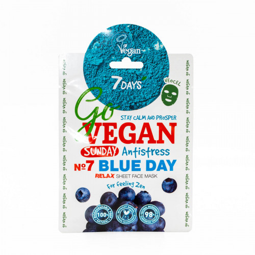 7DAYS GoVegan sheet masks 25g