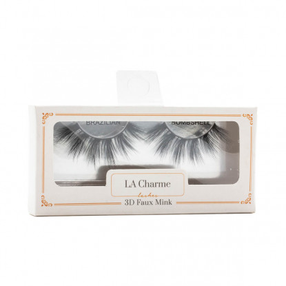 LaCharme Βλεφαρίδες 3D Faux Mink Brazilian Bombshell