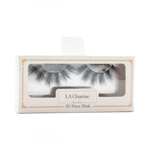 LaCharme Βλεφαρίδες 3D Faux Mink Brazilian Bombshell