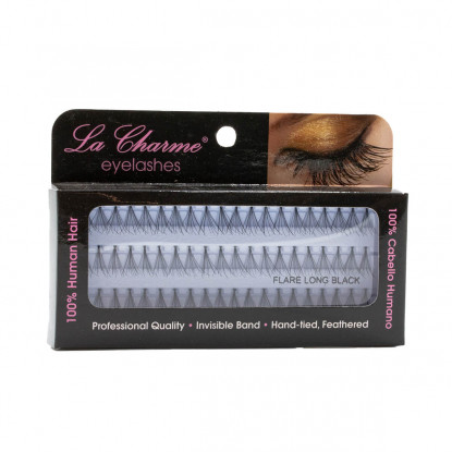 LaCharme Βλεφαρίδες Τουφάκια Flare Long Black