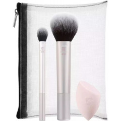 Real Techniques Naturally Radiant Sponge + Brush Kit 4204